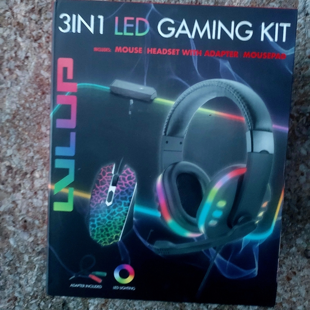 Vivitar LVLUP 3 in 1 Led gaming kit